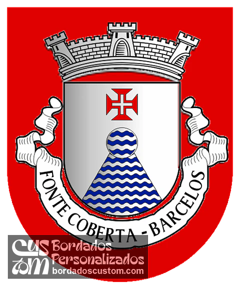 Emblema Bordado Antiga Freguesia de Fonte Coberta (Barcelos, Braga)