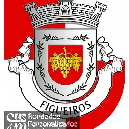 Emblema Bordado Antiga Freguesia de Figueiros (Cadaval, Lisboa) 1