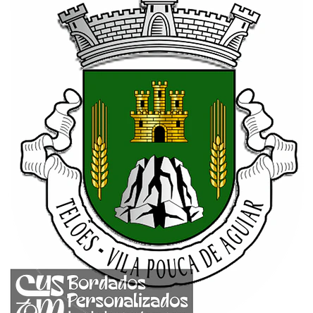 Emblema Bordado Freguesia de Telões (Vila Pouca de Aguiar, Vila Real) 1