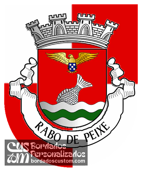 Emblema Bordado Freguesia de Rabo de Peixe (Ribeira Grande, Açores)