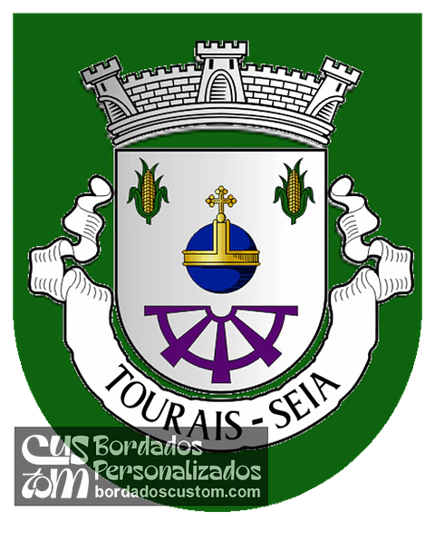 Emblema Bordado Antiga Freguesia de Tourais (Seia, Guarda)
