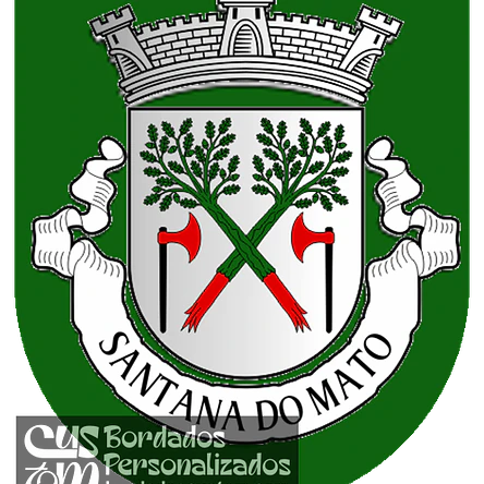 Emblema Bordado Freguesia de Santana do Mato (Coruche, Santarém) 1