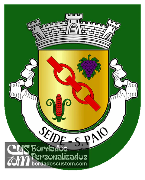 Emblema Bordado Antiga Freguesia de Seide (São Paio) (Vila Nova de Famalicão, Braga)