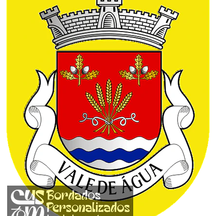 Emblema Bordado Antiga Freguesia de Vale de Água (Santiago do Cacém, Setúbal) 1