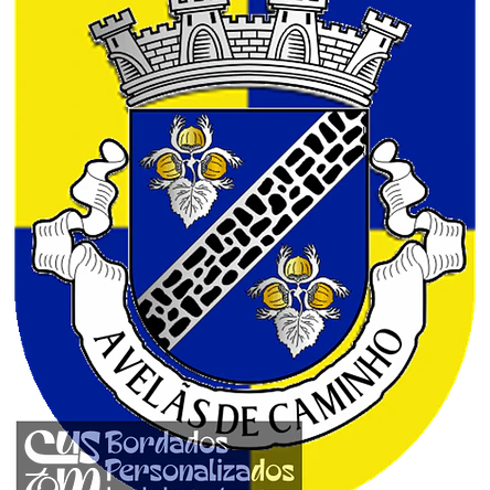 Emblema Bordado Freguesia de Avelãs de Caminho (Anadia, Aveiro) 1