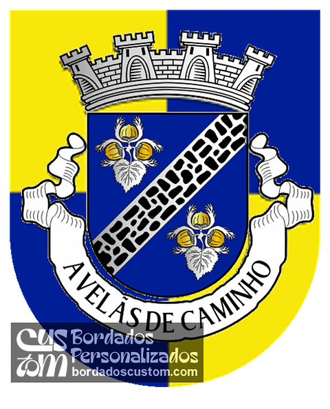 Emblema Bordado Freguesia de Avelãs de Caminho (Anadia, Aveiro)