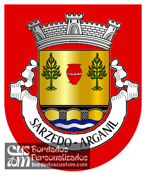 Emblema Bordado Freguesia de Sarzedo (Arganil, Coimbra)