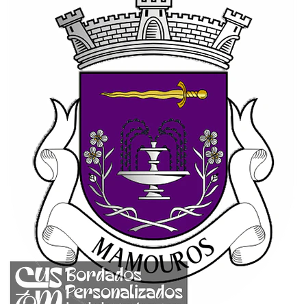 Emblema Bordado Antiga Freguesia de Mamouros (Castro Daire, Viseu) 1