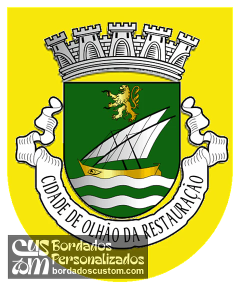 Emblema Bordado Município de Olhão (Faro)