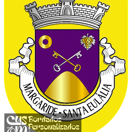 Emblema Bordado Antiga Freguesia de Margaride (Santa Eulália) (Felgueiras, Porto) 1