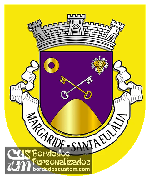 Emblema Bordado Antiga Freguesia de Margaride (Santa Eulália) (Felgueiras, Porto)