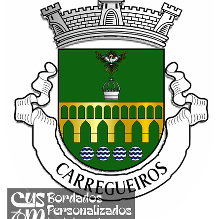 Emblema Bordado Freguesia de Carregueiros (Tomar, Santarém) 1