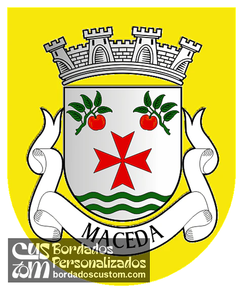 Emblema Bordado Freguesia de Maceda (Ovar, Aveiro)