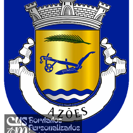 Emblema Bordado Antiga Freguesia de Azões (Vila Verde, Braga) 1