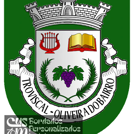 Emblema Bordado Antiga Freguesia de Troviscal (Oliveira do Bairro, Aveiro) 1