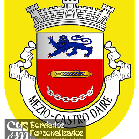 Emblema Bordado Antiga Freguesia de Mezio (Castro Daire, Viseu) 1
