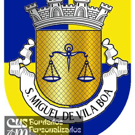 Emblema Bordado Freguesia de São Miguel de Vila Boa (Sátão, Viseu) 1