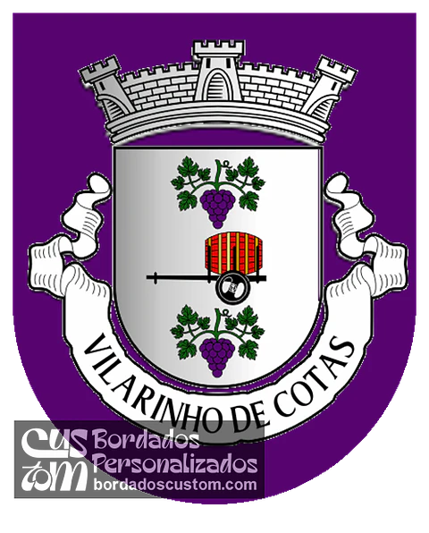 Emblema Bordado Antiga Freguesia de Vilarinho de Cotas (Alijó, Vila Real)