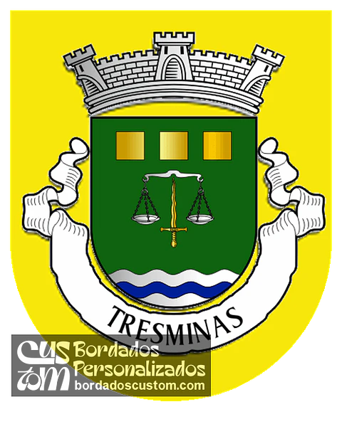 Emblema Bordado Freguesia de Tresminas (Vila Pouca de Aguiar, Vila Real)
