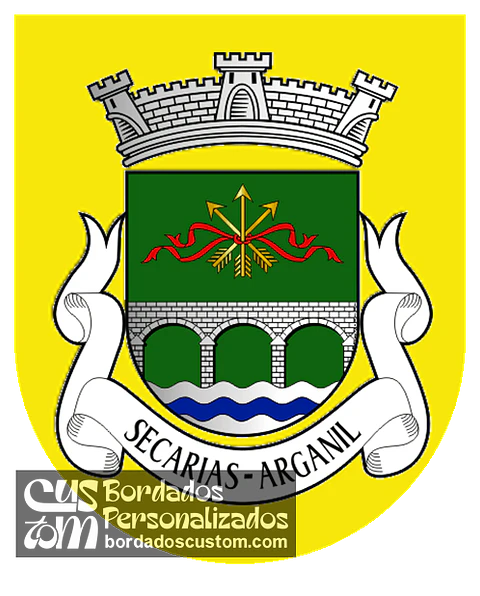 Emblema Bordado Freguesia de Secarias (Arganil, Coimbra)