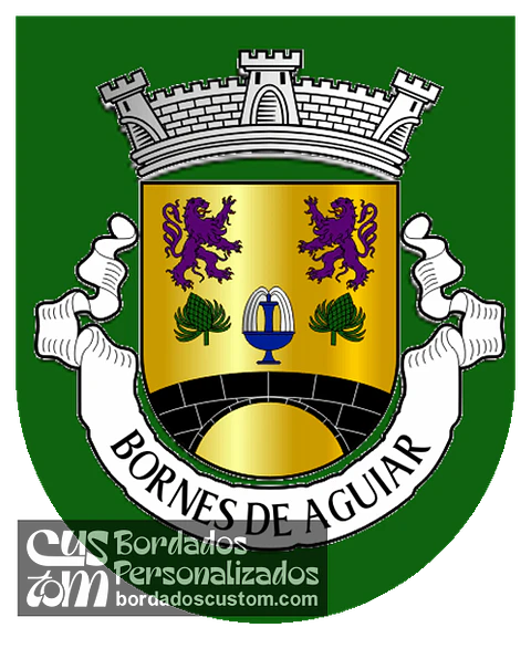 Emblema Bordado Freguesia de Bornes de Aguiar (Vila Pouca de Aguiar, Vila Real)