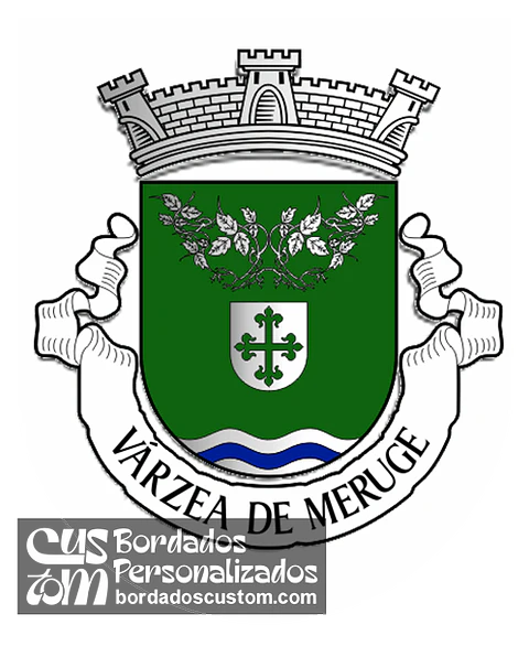 Emblema Bordado Antiga Freguesia de Várzea de Meruge (Seia, Guarda)