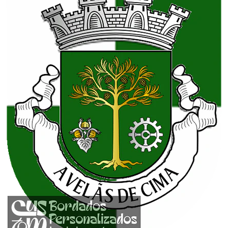 Emblema Bordado Freguesia de Avelãs de Cima (Anadia, Aveiro) 1