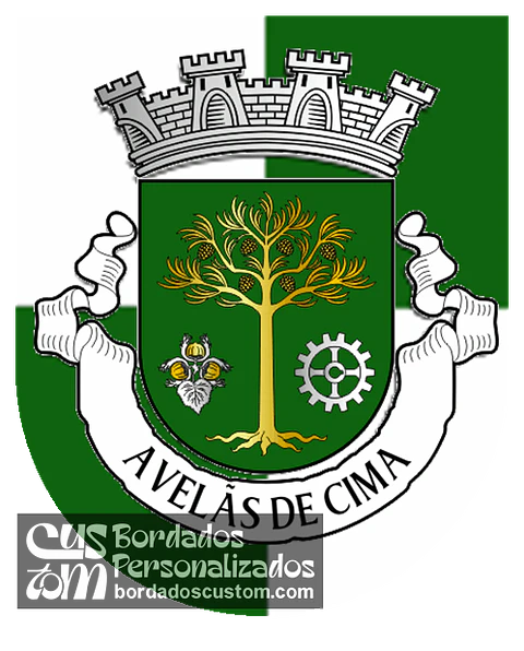 Emblema Bordado Freguesia de Avelãs de Cima (Anadia, Aveiro)