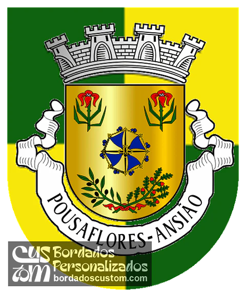Emblema Bordado Freguesia de Pousaflores (Ansião, Leiria)
