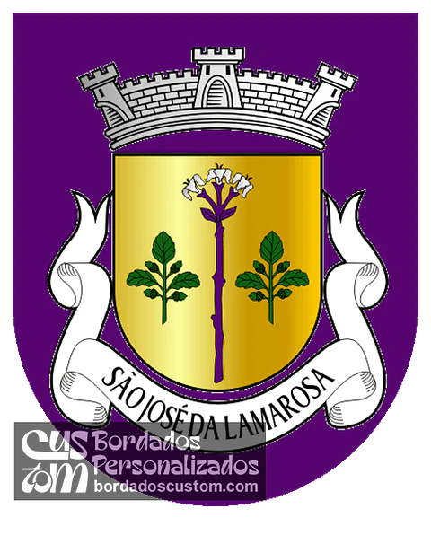 Emblema Bordado Freguesia de São José da Lamarosa (Coruche, Santarém)