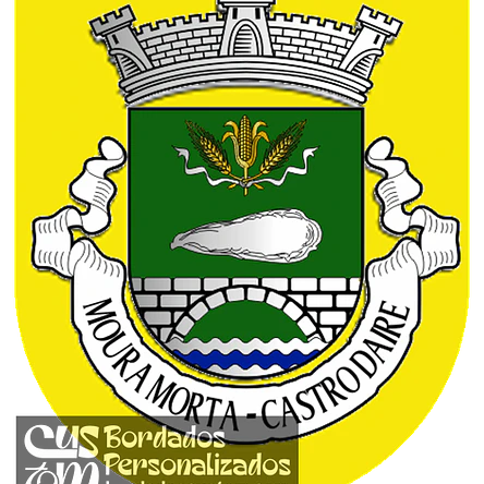 Emblema Bordado Antiga Freguesia de Moura Morta (Castro Daire, Viseu) 1