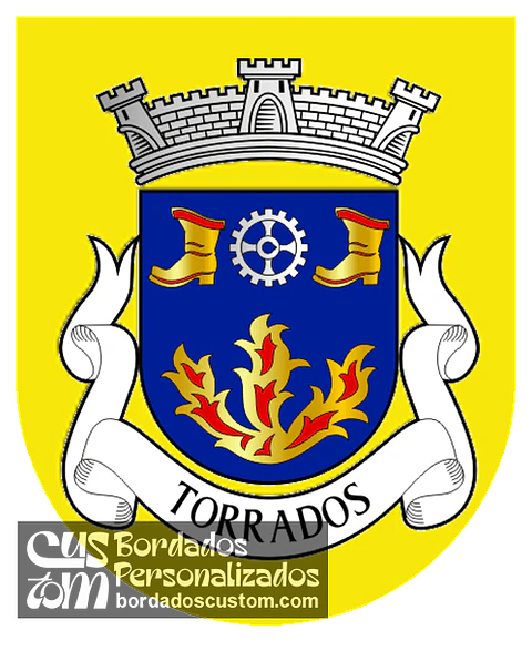 Emblema Bordado Antiga Freguesia de Torrados (Felgueiras, Porto)