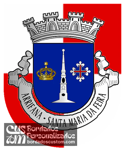 Emblema Bordado Freguesia de Arrifana (Santa Maria da Feira, Aveiro)
