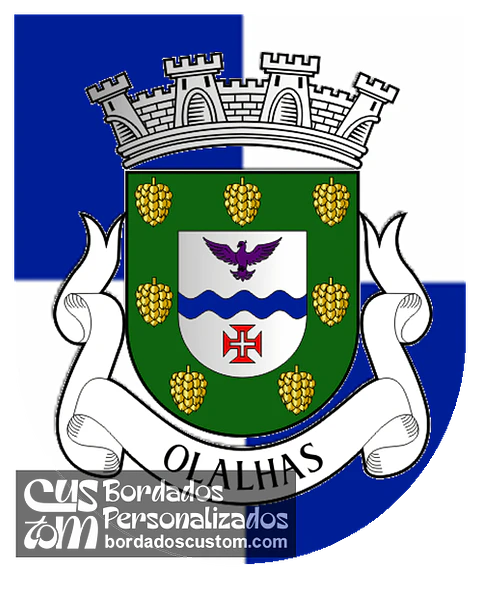 Emblema Bordado Freguesia de Olalhas (Tomar, Santarém)
