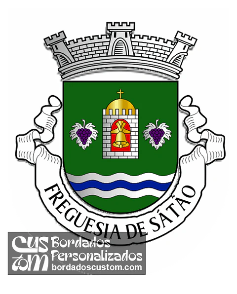 Emblema Bordado Freguesia de Sátão (Sátão, Viseu)
