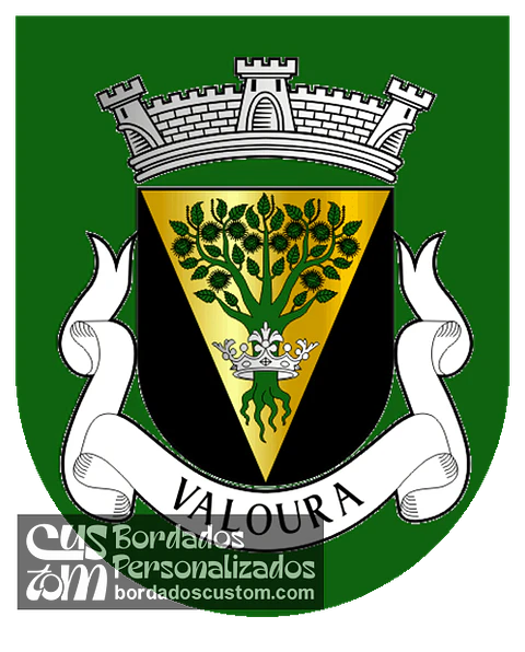 Emblema Bordado Freguesia de Valoura (Vila Pouca de Aguiar, Vila Real)