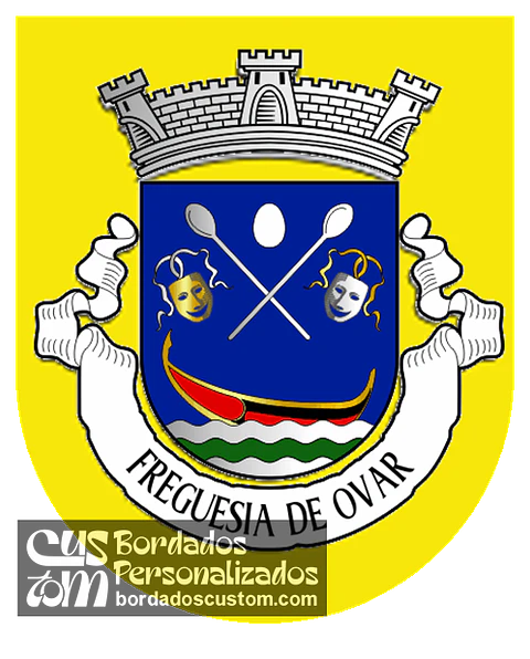 Emblema Bordado Antiga Freguesia de Ovar (Ovar, Aveiro)