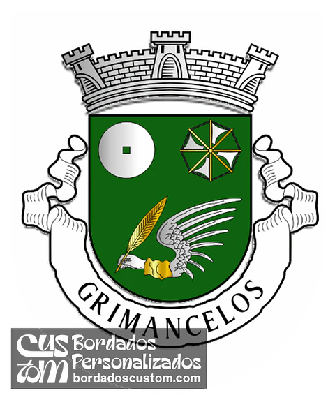 Emblema Bordado Antiga Freguesia de Grimancelos (Barcelos, Braga)
