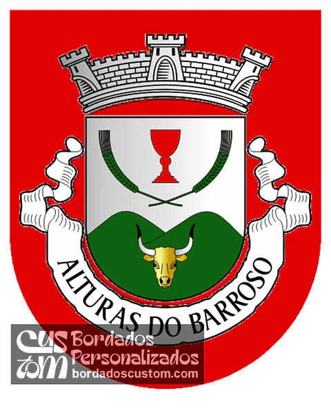 Emblema Bordado Antiga Freguesia de Alturas do Barroso (Boticas, Vila Real)