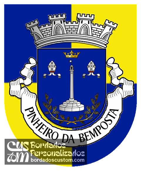 Emblema Bordado Antiga Freguesia de Pinheiro da Bemposta (Oliveira de Azeméis, Aveiro)