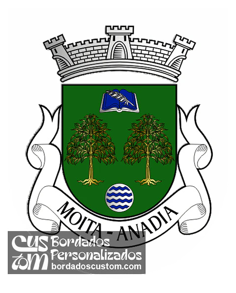 Emblema Bordado Freguesia de Moita (Anadia, Aveiro)
