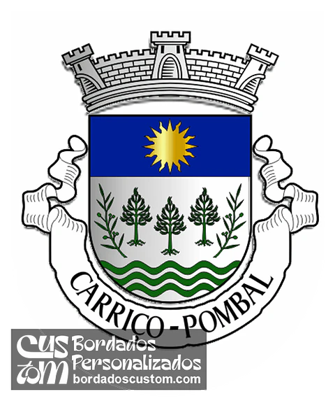 Emblema Bordado Freguesia de Carriço (Pombal, Leiria)