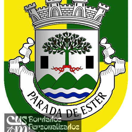 Emblema Bordado Antiga Freguesia de Parada de Ester (Castro Daire, Viseu) 1