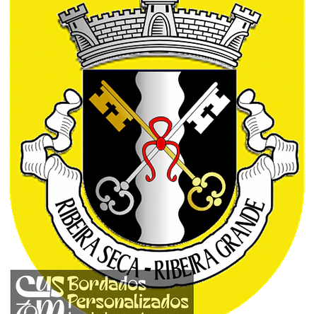 Emblema Bordado Freguesia de Ribeira Seca (Ribeira Grande, Açores) 1