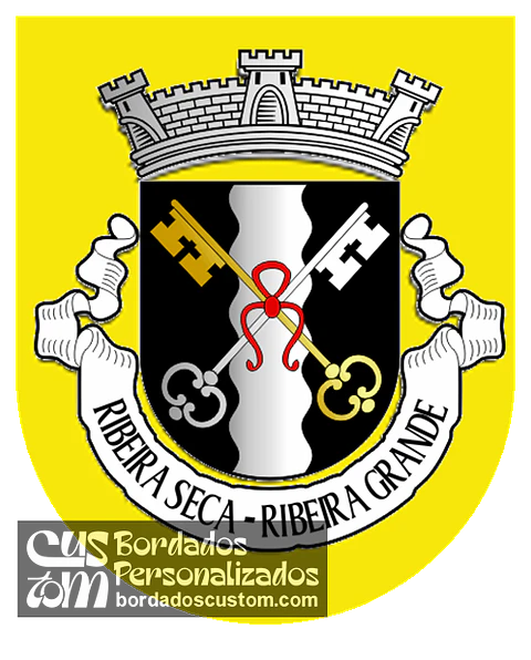 Emblema Bordado Freguesia de Ribeira Seca (Ribeira Grande, Açores)