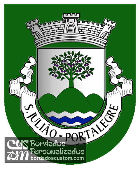 Emblema Bordado Antiga Freguesia de São Julião (Portalegre, Portalegre)