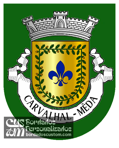 Emblema Bordado Antiga Freguesia de Carvalhal (Mêda, Guarda)