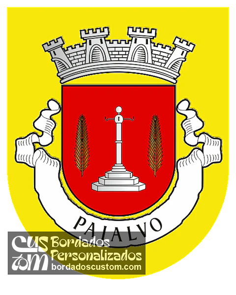 Emblema Bordado Freguesia de Paialvo (Tomar, Santarém)
