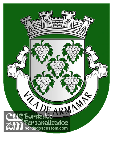 Emblema Bordado Município de Armamar (Viseu)