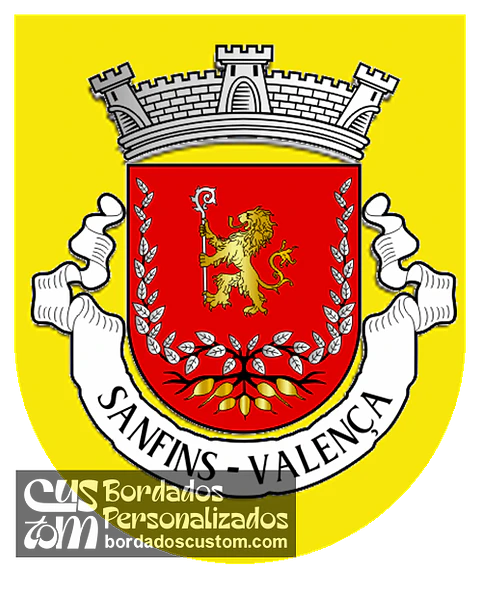 Emblema Bordado Antiga Freguesia de Sanfins (Valença, Viana do Castelo)